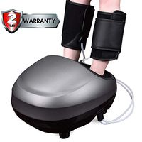Shiatsu Foot Massager Machine with Heat, Adjustable Intensity, Washable Foot Holder, Kneading Air Compression Relieve Tired Muscles and Plantar Fasciitis