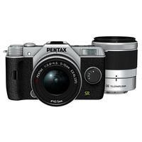 PENTAX interchangeable lens mirror Q7 double zoom kit [standard zoom 02 STANDARD ZOOM ? telephoto zoom 06 TELEPHOTO ZOOM] Silver Q7 SILVER WZOOM KIT 11533