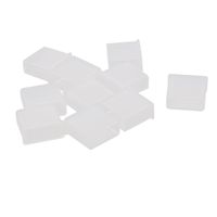 uxcell a14121500ux0308 Plastic USB Type A Male Anti-Dust Stopper Cap Cover Protector Clear Pack of 10