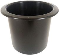 buybuynice for Single Black Drink Holder Plastic Boat Cup Holder RV Poker Table 2 7/8 inch Cup