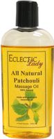 All Natural Patchouli Massage Oil, 4 oz, 100% Natural Ingredients, With Sweet Almond Oil and Organic Jojoba Oil, Preservative Free