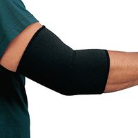 Rolyan Neoprene Elbow Sleeve, Large, Black, Compression Brace for Pain Relief from Muscle Strains, Sprains, Joint Discomfort, Inflammation, Tendonitis & Other Injuries, Flexible & Comfortable Support