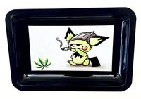 Colorful Print Metal Rolling Trays (6" x 9") (Smokin' Poke')