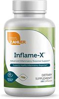 Zahler Inflame-X, Advanced Inflammation Reducer, Contains Turmeric and More which Acts as a Powerful Anti-Inflammatory Supplement, Certified Kosher, 120 Capsules
