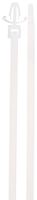 Push Mount Tie, 40lbs Tensile Strength, 1.59" Bundle Diameter, 0.139" Width, 6.125" Length
