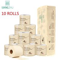 3-Ply Paper Towel Rolls,Wood Eco Friendly Soft Replacement Roll Paper, 10Rolls Safe Bath Tissue 350 Feet Per Roll,Skin-Friendly Fabric (10 Rolls Wood Ply 3)