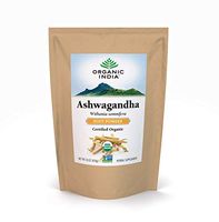 ORGANIC INDIA Ashwagandha Bulk Herb Powder, Healthy Stress Response, 1 lb