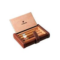 HAOYUSHANGMAO Cigar Box, Cigar Humidor, Portable Cedar Wood Cigar Set, 4 Packs, The Best Gift