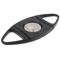 Eclipse Black Cigar Cutter Double Blade