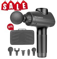 Wandwoo Deep Muscle Massage Gun, Electric Muscle Relaxation Massage Impact Device with 6 Massage Heads and 20 Adjustable Speed