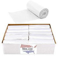 Trash Can Liners Clear 7-10 Gallon 1000 pk Bulk Recycling Office Garbage Bags
