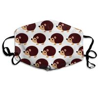 Fashion Earloop Face Ma.sk, Anti-Dust Mouth-Muffle with Adjustable Elastic Band - Windproof Cute Hedgehog Half Face Mouth Ma.sk