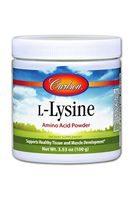 Carlson - L-Lysine Powder, Free-Form Amino Acid, 960 mg, Supports Healthy Tissue & Muscle Development, 3.53 oz (100 g)