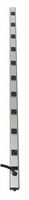 Outlet Strip, 15 ft, 10 Outlets, Aluminum
