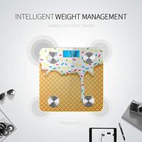 LYAOE Bluetooth Body Fat Scale Ice Cream Cone Dripping Smart Wireless Scale with LCD Display Measuring Body Weight Bmi and Health Digital Scale