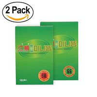 KANGHWA Mini Moxa Moxibustion Stick-on 180 pcs (Strong, 2 Pack)