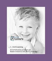 13x16 Purple Iris / Grape Custom Mat for Picture Frame with 9x12 opening size (Mat Only, Frame NOT Included)