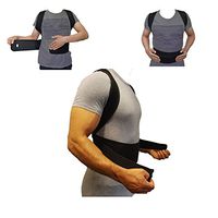 Adjustable Posture Corrector for Men and Women Ergonomically Designed Support Helps You Achieve Best Posture for Back Pain Treatment Shoulders & Neck Learned S-XXL (L)