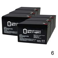 Mighty Max Battery 12V 15AH F2 Battery Replaces Shoprider Mobility E-Z Chopper - 6 Pack Brand Product