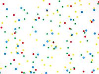 All Occasion Cello Gift Wrap - 40" x 100' - Primary Dots