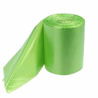 Kekow 6 Gallon Trash Bags, Green, 125 Counts