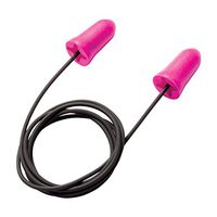 PIP 267-HPF300C Disposable Soft Polyurethane Foam Corded Ear Plugs, NRR 30, Large