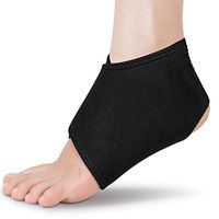 Airoak Ankle Brace for Men & Women Plantar Fasciitis, Achilles Tendon, Minor Sprains, Sports, Adjustable Compression Ankle Support Wrap,Perfect for Basketball Fitness Tennis Volleyball (1 Pack)