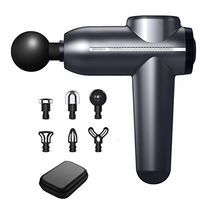 MLX Muscle Massage Gun, Fascia Gun, High-Frequency Vibration Exercise to Relax Daily Massage Gun, Deep Tissue Massager, Equipped with 6 Massage Heads (Color : B)