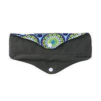 Yardwe Reusable Sanitary Pads Washable Bamboo Charcoal Cloth Pads Cloth Menstrual Pads (Green)
