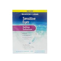 Value Pack of 3 Sensitive Eyes Saline Solution 355 Milliliters Per Box