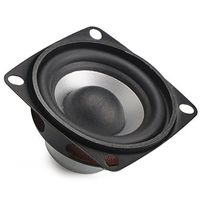 DROK Micro 12W Stereo Audio Speaker 2 Inches 4 Ohm Full Range Speaker 2.0 2.1 HiFi DIY Loudspeaker Woofer Speaker for Auto Car Motor Motorcycle