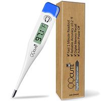 QQcute Digital Body Thermometer - Clinical Basic Thermometer with Accurate and Fast Readings - Underarm, Oral, Rectal Thermometer for Newborns, Babies, Kids, and Adults