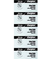Energizer 394 Button Cell Silver Oxide SR936SW Watch Battery Pack of 5 Batteries