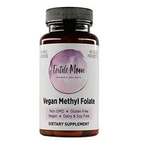 Vegan Methyl Folate by Fertile Moon® - New and Improved Capsule - Featuring Quatrefolic® - 400 mcg per Capsule - 60 Capsules per Bottle - Non-GMO, No Gluten, Dairy, or Soy