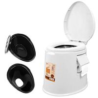 SJY Elderly Toilet Bowl Pregnant Woman Mobile Toilet Plastic Deodorant Commode Chair Adult Portable Household Toilet Multifunction Toilet,C