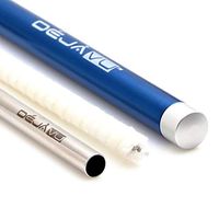 Stainless Steel Metal Straw Set: 1 Reusable Straws + 1 Cleaning Brush + 1 Travel Straw Washable Case. The Innovative, Eco-friendly, Safe Environment, Portable Straw Solution by Deja Vu