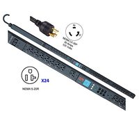 APC Metered-by-Outlet with Switching Rack PDU - 24 x NEMA 5-20R - 2.88 kVA - 0URack-mountable, Vertical - AP8632