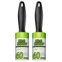 Degbit Lint Rollers for Pet Hair, [Upgraded Handles, Extra Sticky] Pet Hair Remover, Lint Remover [360 Sheets/6 Refills], Lint Roller Set Brush for Dog & Cat Hair Removal, Clothes, Furniture (2 Pack)