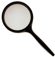 HAWK 7" Plastic Framed Magnifier With 3" Diameter, 2X And 4X Power Lens - MP7507