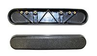 Black Plastic Desk Length Wheelchair Armrests Pair, Universal Fit - 1 Pair