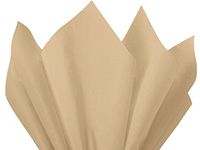 50 Gift Grade Tissue Paper Sheets - 15" x 20" Soft fold Packed Choose Color (Parchment)