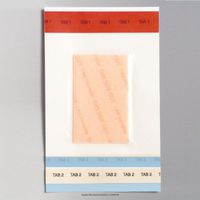 PolyMem QuadraFoam Wound Dressings, Polymem Drs Fm Island 4X5 in, (1 EACH, 1 EACH)