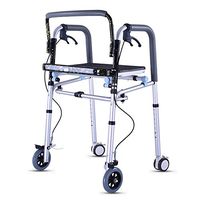 Zxwzzz Elderly Walker Elderly Walker with Hand Brake with Wheels Walking Frame Disabled Walker Folding Walking Frame