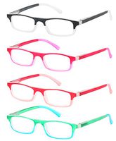 Reading Glasses Set of 4 Great Value Readers Fashion Womens Glasses for Reading +2.5