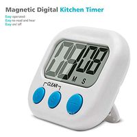 Kitchen Cooking Timer with Loud Alarm Large LCD Display Cooking Timer Magnetic Digital Kitchen Countdown Timer