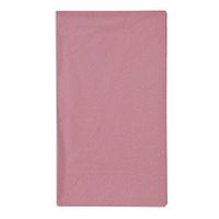 Hoffmaster 180525 Dusty Rose Pink 15" x 17" Embossed Paper Dinner Napkins 2-Ply - 125/Pack