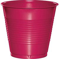 Creative Converting 28177081 PREMIUM PLASTIC CUPS 16 OZ, Hot Magenta