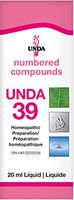 UNDA - UNDA 39 Numbered Compounds - Homeopathic Preparation - 0.7 fl. oz.