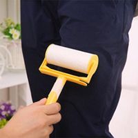 Laz-Tipa - Sticky Hair Lint Cleaning Roller Brush Clothes Carpet Wool Dust Catcher Clothes Roller Brush Dust Dirt Fluff Remover for Clothes