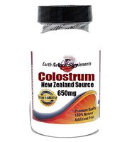 Colostrum New Zealand Source 650mg * 180 Capsules 100% Natural - by EarhNaturalSupplements